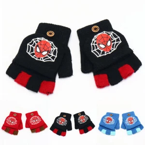 Guantes Personaje Invierno Cálidos Guante Niño Niños Novedad Spiderman Mitones Dibujos Animados<< - Imagen 1 de 9