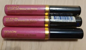 3x Revlon Brush-on Shine Lip Gloss - RazzBerry - Picture 1 of 1