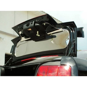 Polished Stainless Steel Trunk Panel for 2005-2009 Ford Mustang V6/GT - Picture 1 of 5