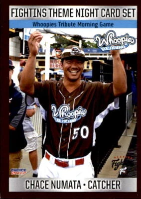 2017 Reading Fightins Theme Night Choice #2 Chace Numata Pearl City Hawaii Card - Image 1 of 2