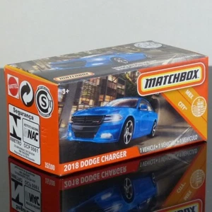 Matchbox 2020 Power Grabs 15/100 2018 Dodge Charger blue BOXED SEALED - Picture 1 of 1