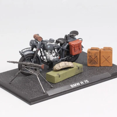 1/24 Scale WW2 BMW R75 Military Motorcycle Toy Bike Model War Scenes Accessories - Image 1 of 4