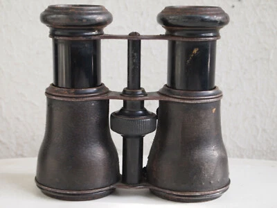 antikes Fernglas mit Tasche, um 1900, für Sammler - Bild 1 von 4