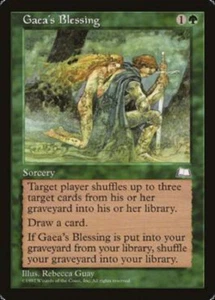 1x Gaea's Blessing Weatherlight MTG Card Magic the Gathering - Picture 1 of 1