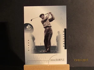 2001 SP Authentic Preview #29 Byron Nelson STAR - Picture 1 of 1