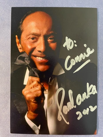 SIGNED PAUL ANKA AUTOGRAPHED PHOTO Cover