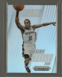 2013-14 Panini Prizm Kawhi Leonard Brilliance Silver Prizms #14 Spurs