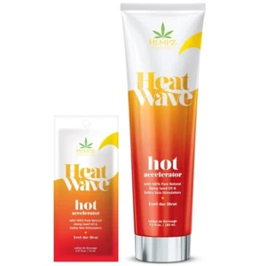 Hempz Heatwave Hot Accelerator Tingle sunbed tanning lotion cream - Picture 1 of 3