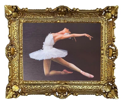 Beautiful Painting 56x46cm - By. M. Brandt - Ballerina Antique Repro Look Barr - Image 1 of 3