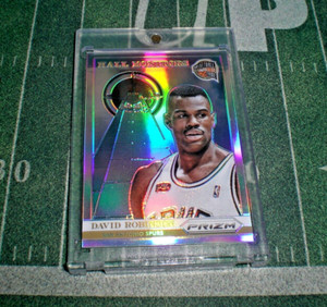 2013-14 Panini Prizm Hall Monitors David Robinson Silver Prizms Refractor SP🔥