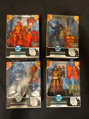 Paquete McFarlane Toys DC Multiverse Liga de la Justicia Task Force Edición Platino Foto 1 de 4