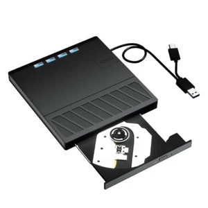 7 Port External Disc Drive USB3.0 Type C USB Portable Player for Laptop Disc - Afbeelding 1 van 8