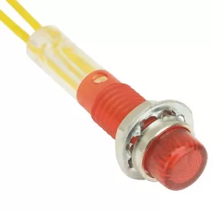 Indicator Subminiature 240v Red Bezel Panel Light Lamp - Picture 1 of 1