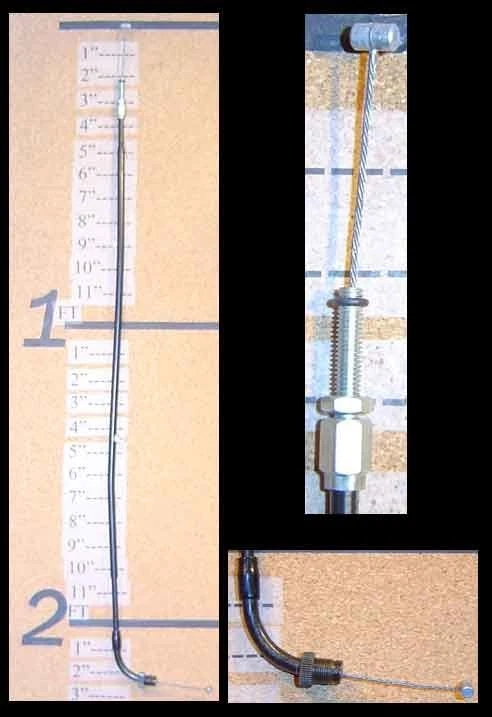 Cabo de Acelerador Honda VF750 VF 750 Magna Sabre 17920-MB2-000 Novo Estoque Antigo - Imagem 1 de 1