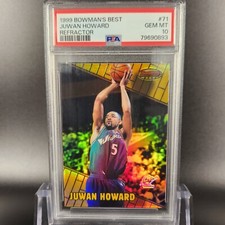 Juwan Howard 1999 Bowman's Best #71 REFRACTOR /400 - PSA 10 GEM MINT POP 1