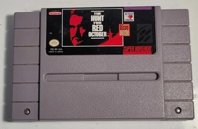 The Hunt for Red October (Super Nintendo Entertainment System, 1993) Untested - Image 1 of 4