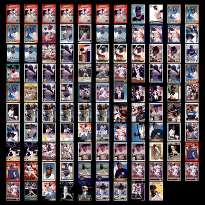 Greg Vaughn Rookie Lot 108 Baseball Cards 1990 Donruss Milwaukee Brewers Set MLB - Image 1 of 4