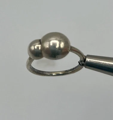 PANDORA ALE Sterling Silver Puffy Bubbles Band Ring 925 - Image 1 of 3