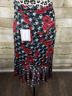 Saia feminina Lularoe Bella Wrap tamanho 2XL nova com etiquetas - Imagem 1 de 4