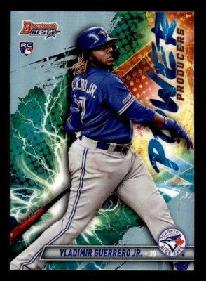 2019 Bowman's Best Power Producers #PPVGJ Vladimir Guerrero Jr. Jays Rookie HOT! - Imagem 1 de 2