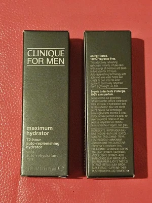 2x Hidratante de reposición automática Clinique For Men máximo 72 horas ~.5 oz/15 ml ~ Nuevo en caja Foto 1 de 2
