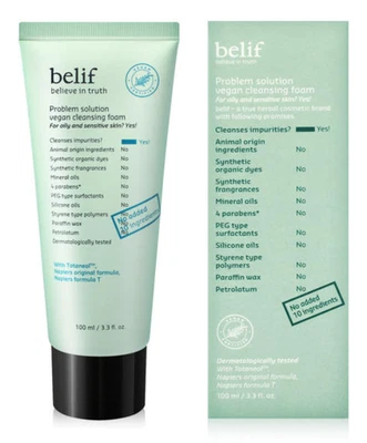 Belif Problem Solution Vegan Cleansing Foam 100ml / Tracking - Image 1 of 2