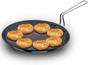 Hawkins Futura 30 cm Flat Tava, Non Stick Tawa with Stainless Steel Black - Picture 1 of 7