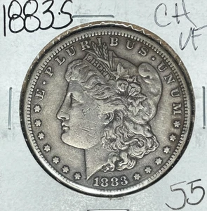 1883-S MORGAN SILBER-DOLLAR -CH/VF ~SCHÖNE MÜNZE~ - Bild 1 von 2