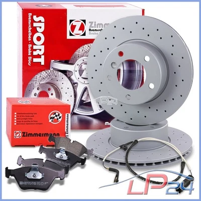 ZIMMERMANN DISQUES DE FREIN SPORT + PLAQUETTES + CONTACT AVANT POUR BMW 5-ER E39 - Photo 1/4