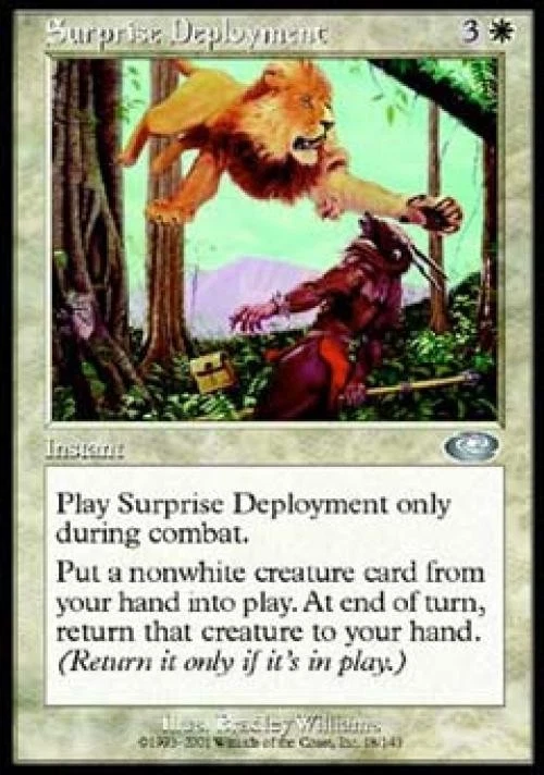 Surprise Deployment - Medium Play MTG Planeshift - Image 1 of 1