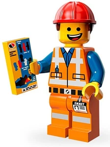 LEGO Collectable Minifigures Lego Movie Series 1 Hard Hat Emmet 71004 Used - Picture 1 of 2