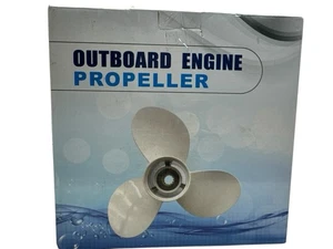 Outboard Engine Boat Propeller 14 -1/4 Dia x 21 Pitch  Aluminum with Kit (OB) - Picture 1 of 8