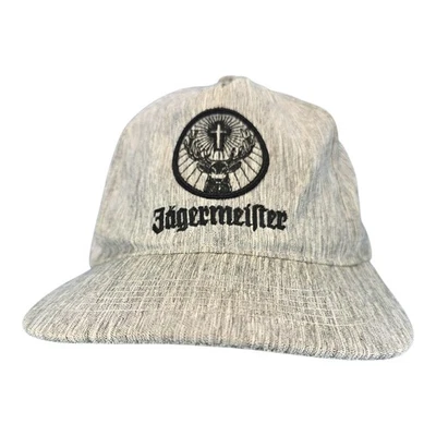 Gorra de béisbol gris con logotipo oficial de Jägermeister bordada  Foto 1 de 4