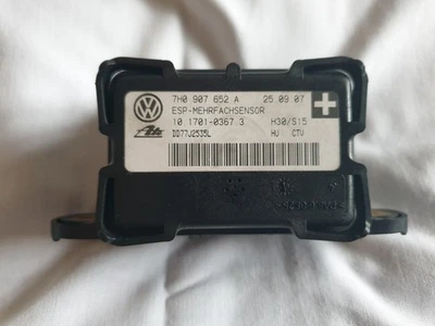 GENUINE VOLKSWAGEN VW YAW RATE SENSOR 7H0907652A 7H0 907 652 A Brand New  - Image 1 of 4