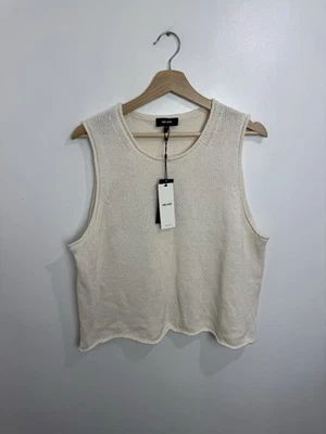 Me+Em Cotton Linen Chunky Vest Cream Size XL New With Tags - Image 1 of 4