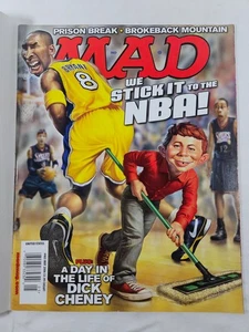 MAD Magazine May 2006 #465 NBA Kobe Bryant Prison Break w/ Mailing Cover - Picture 1 of 4
