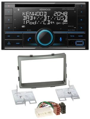 Kenwood CD 2DIN DAB USB MP3 Bluetooth Autoradio für SSangYong Rodius ab 2013 - Bild 1 von 4