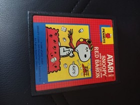 ATARI 2600 VINTAGE 1983 SNOOPY AND THE RED BARON VIDEO GAME GREAT CONDITION