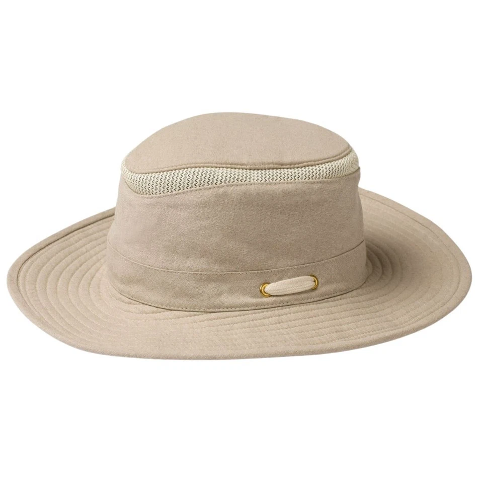Tilley Hat Bucket Fitted Mens 7 7/8 Sand Airflo Mesh Ventilated Sun TMH55