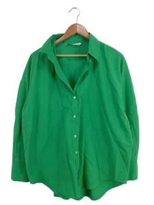 ZARA Camicia blusa Donna Taglia IT 44 verde stile casual - Foto 1 di 5
