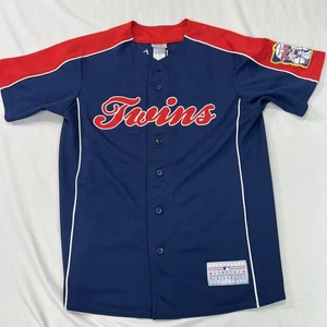 Minnesota Twins Trikot Joe Mauer Herren mittelblau Oberteil fehlt Knopfleiste - Bild 1 von 16