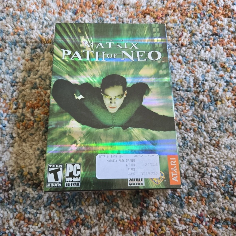 BRAND New The Matrix Path of Neo (PC DVD-ROM) Box FACTORY SEALED - Image 1 of 4