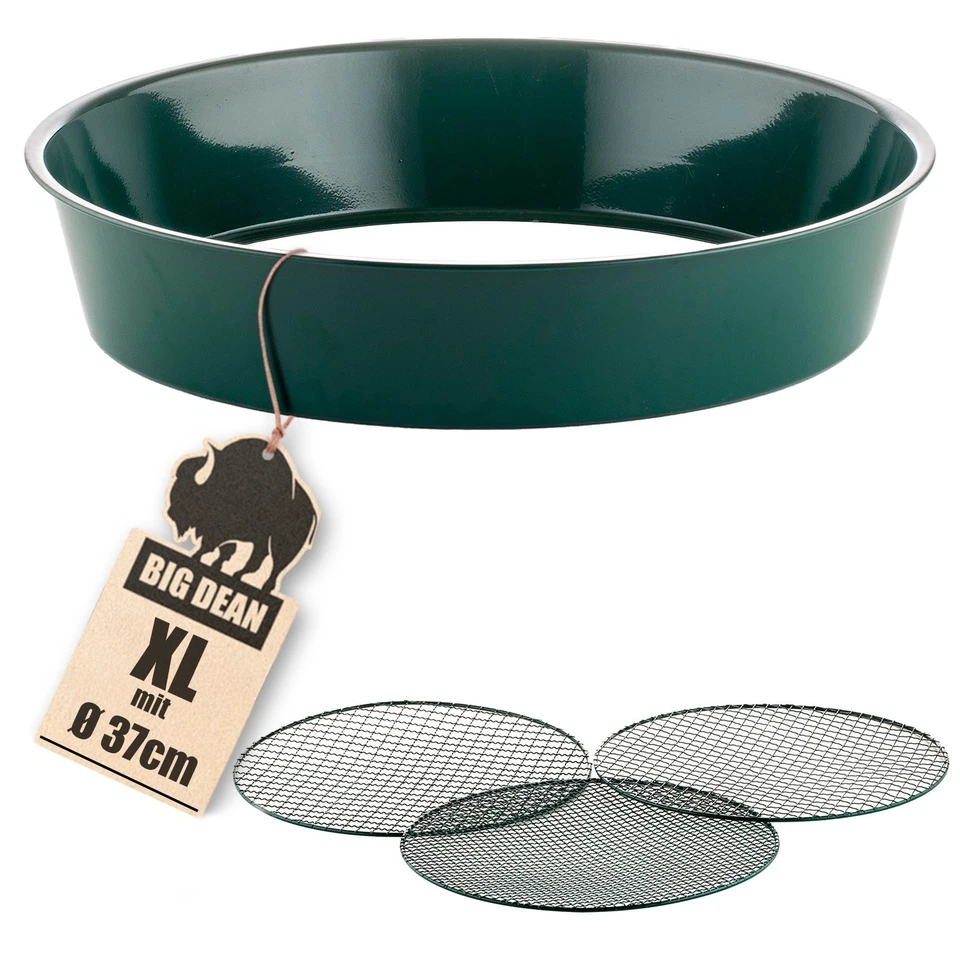 Erdsieb Garten Sieb Metall  37cm 3 Maschen grob fein für Stein Sand Hand Kompost - Bild 1 von 4