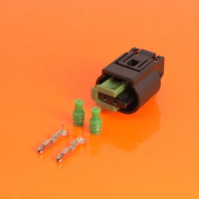 2 Way Connector Kit for VW BMW Heated Screen Washer Nozzle & Air Temp Sensor - Image 1 of 4