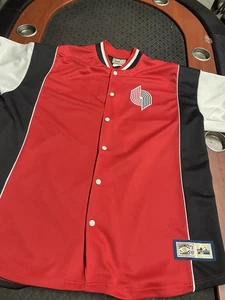 THROWBACK MAJESTIC HARDWOOD CLASSICS PORTLAND BLAZER SHOOTING SHIRT GR. XXL WOW! - Bild 1 von 5