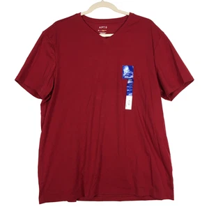 Apt. Camiseta 9 Premier Flex Para Hombre XL Roja Manga Corta Cuello en V Elastizada Nueva - Imagen 1 de 7