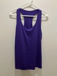 Purple Racerback Polyester Sleeveless Shirt Size 2X??? SEE DESCRIPTION - Picture 1 of 3