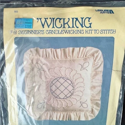 Kit de recolección de velas vintage 1983 Leisure Arts - Feather Circle de Alyson Gonsalves Foto 1 de 4