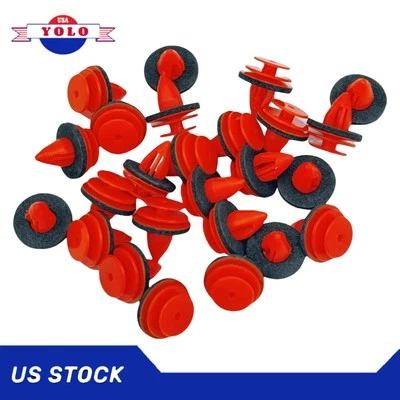 25pcs For Nissan Rogue Infiniti Door Card Fasteners Push Type Auto Trim Clips - Image 1 of 4
