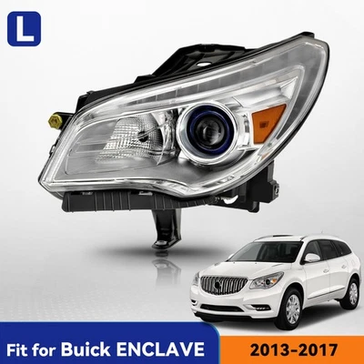 HID/Xenon Headlight w/o AFS For 2013-2017 Buick Enclave H/Lamps Left Driver Side Foto 1 de 4